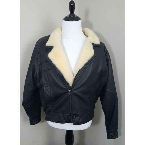 Ground Zero Genuine Leather Bomber Jacket Men 42 - Picture 1 of 12